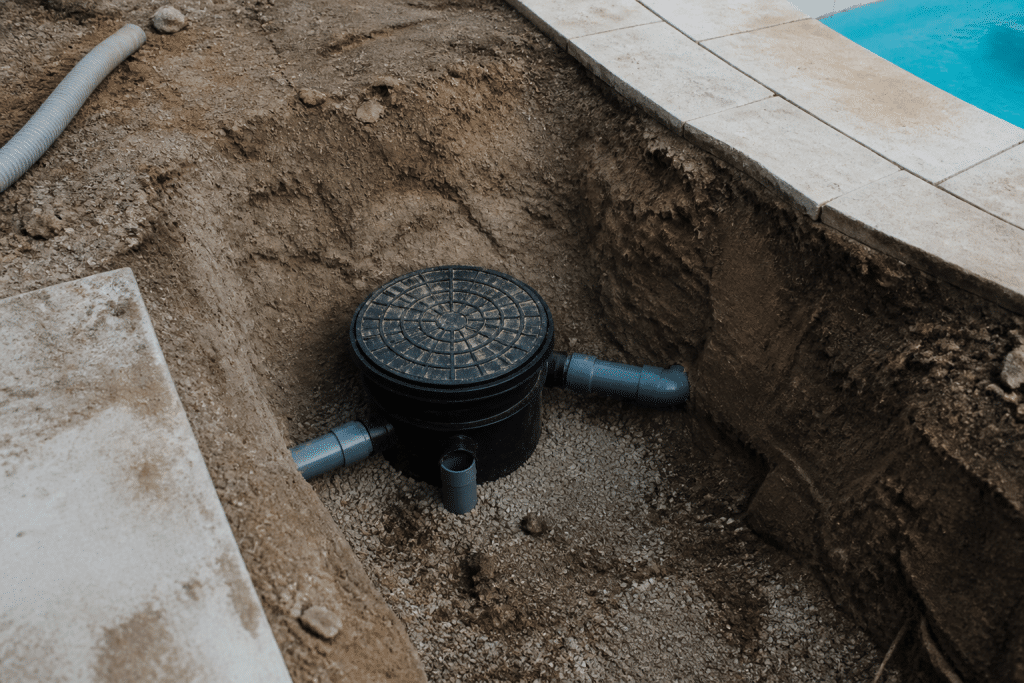 Devis installation puits decompression piscine enterree